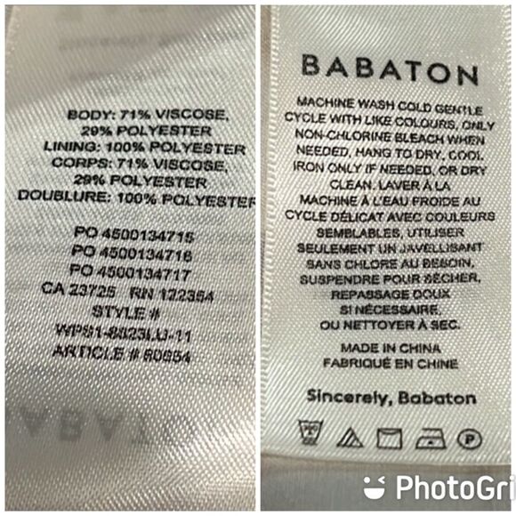 NWT Babaton 90s Mini Glitter Size 8 - Picture 14 of 15